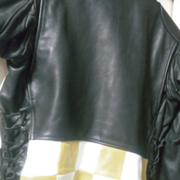 Johnson leather of San Francisco motorcycle jacket - Picture 6 of 14